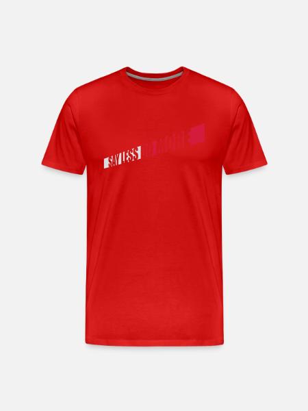 say less do more - Men's Premium Organic T-Shirt - red