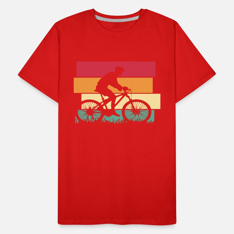 Vélo VTT Rétro T-shirt bio Premium Homme
