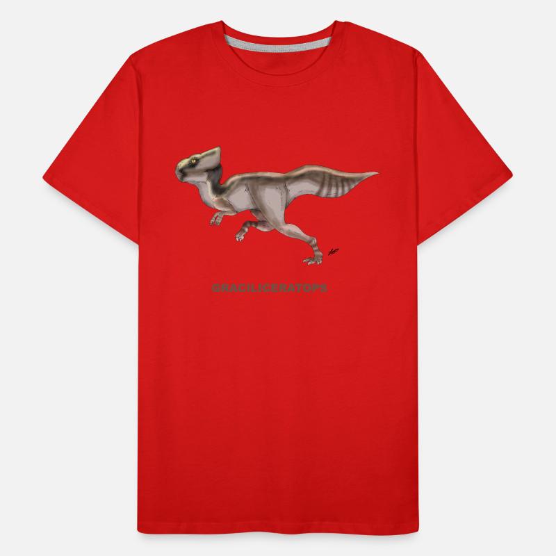 GRACILICERATOPS Männer Premium Bio T-Shirt