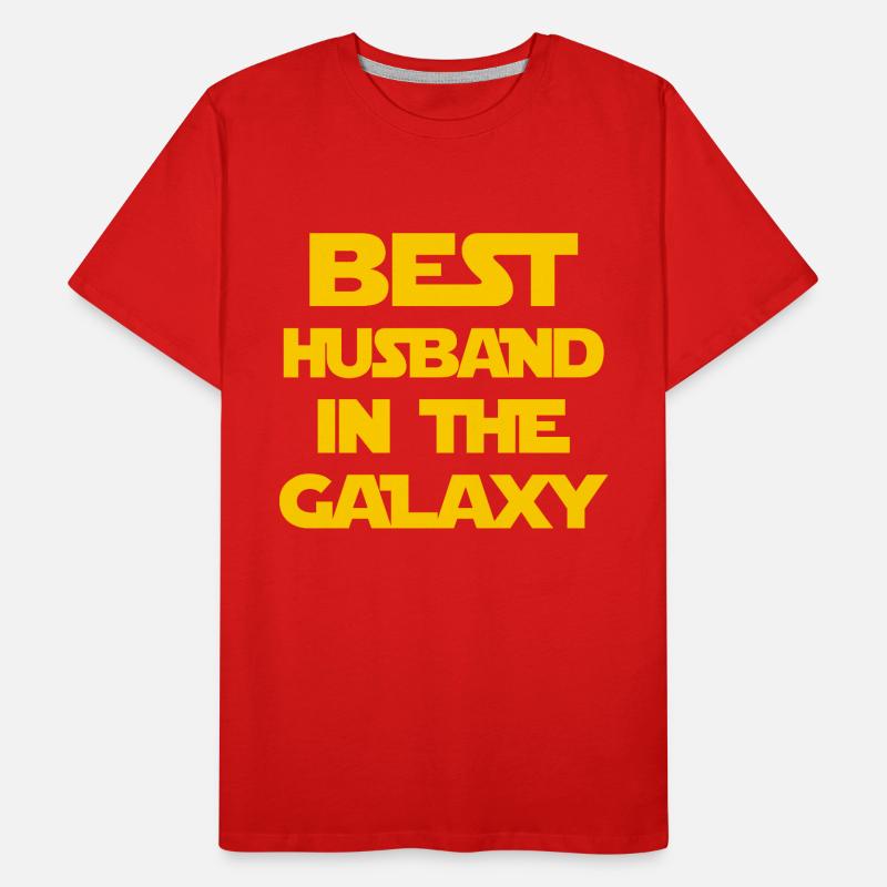 Bester Ehemann der Galaxie Männer Premium Bio T-Shirt