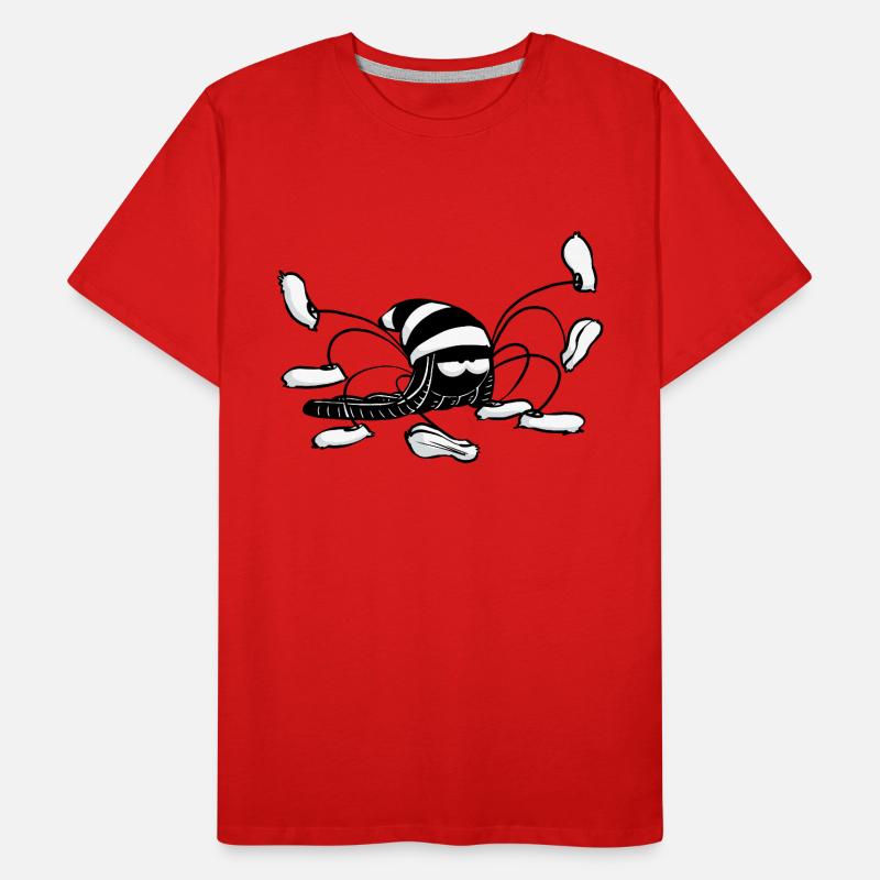 Beth the Spider -Rasta Spider (Textversion) Männer Premium Bio T-Shirt