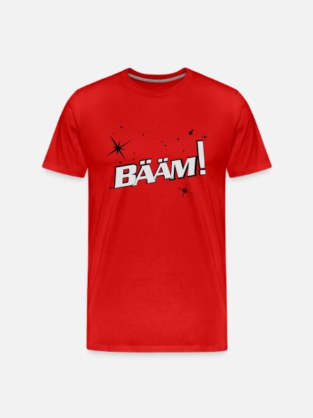 Superhero - Männer Premium Bio T-Shirt - Rot