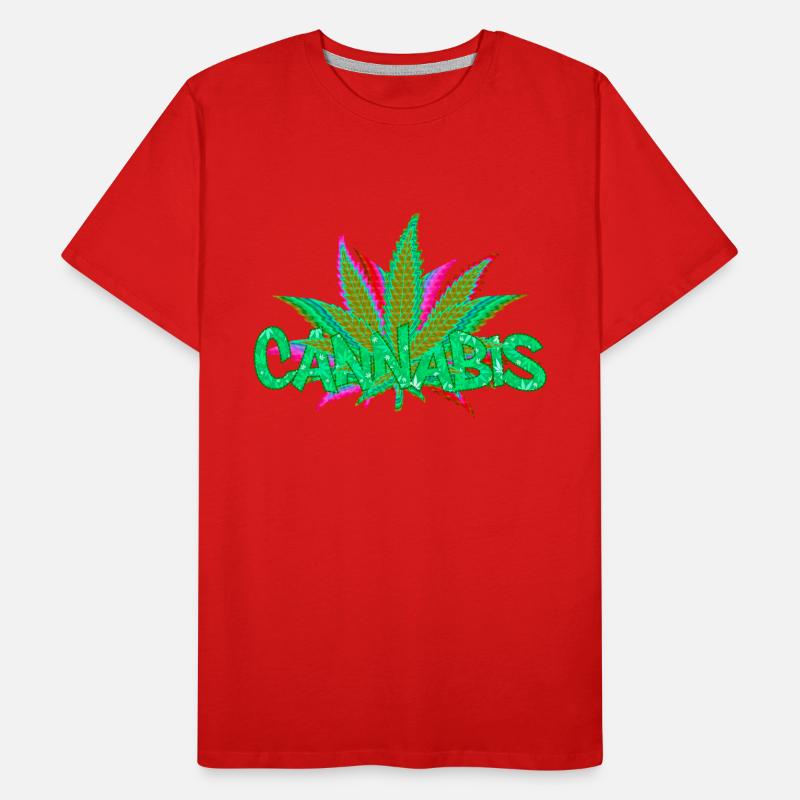 Cannabis Weed THC CBD Cultivation - Gift Idea Men's Premium Organic T-Shirt