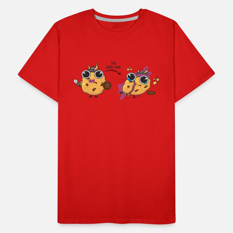 Candy War _ War of Sweets Men's Premium Organic T-Shirt