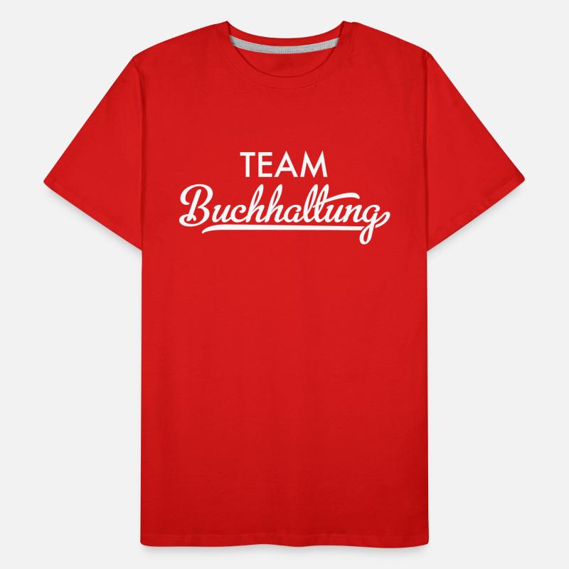Équipe de comptabilité T-shirt bio Premium Homme