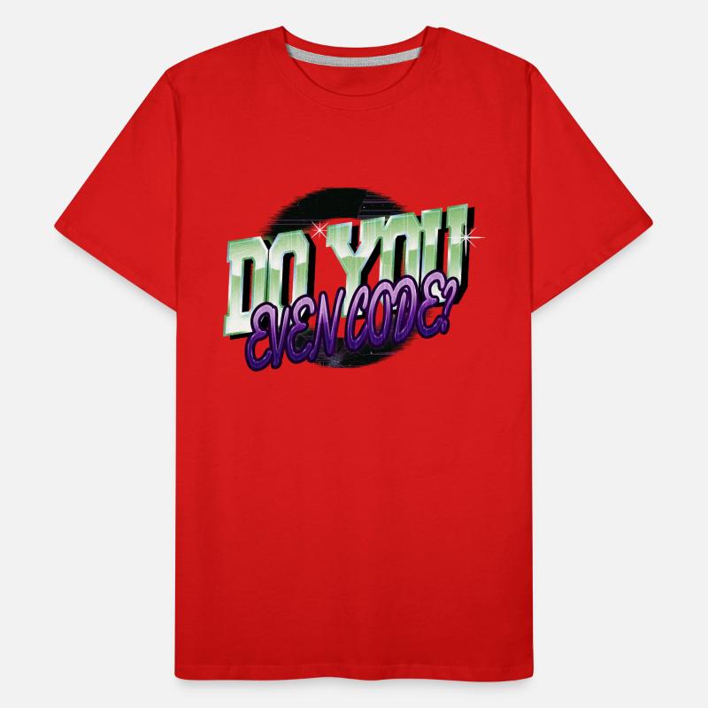 informatics computer language Men's Premium Organic T-Shirt