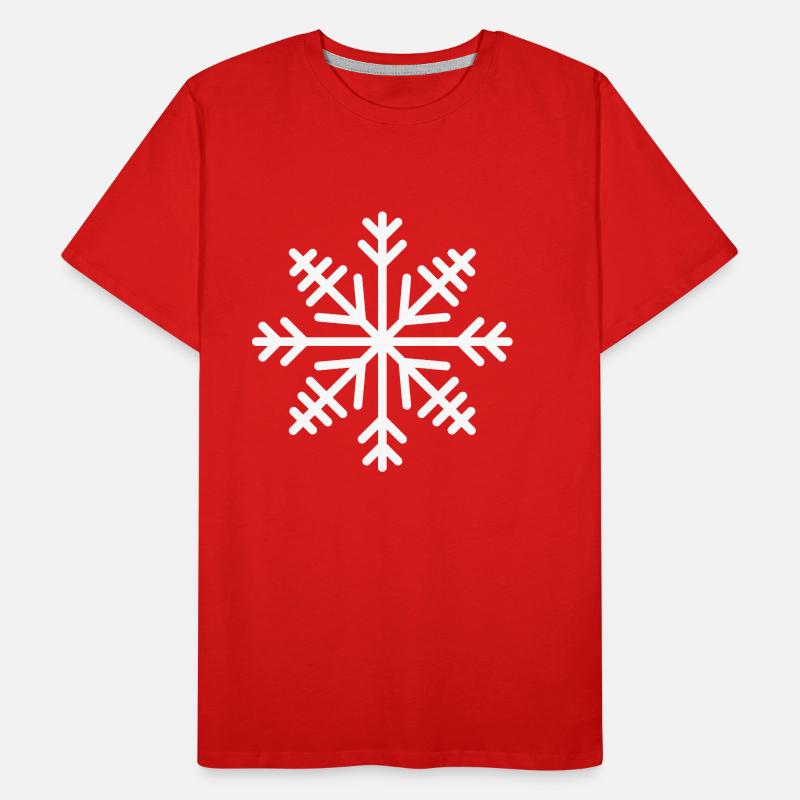 Flocon de neige T-shirt bio Premium Homme