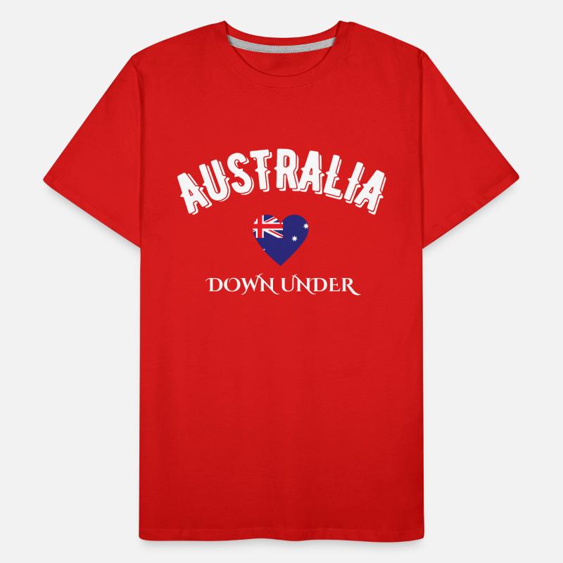 australia down under Men's Premium Organic T-Shirt