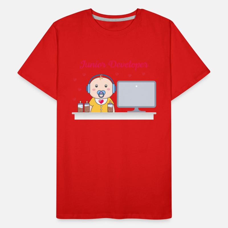 Junior Developer Men's Premium Organic T-Shirt