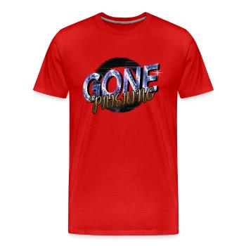 present idea gamer hacking code funny hacker fans - Männer Premium Bio T-Shirt - Rot - Vorne - Damien (186cm)