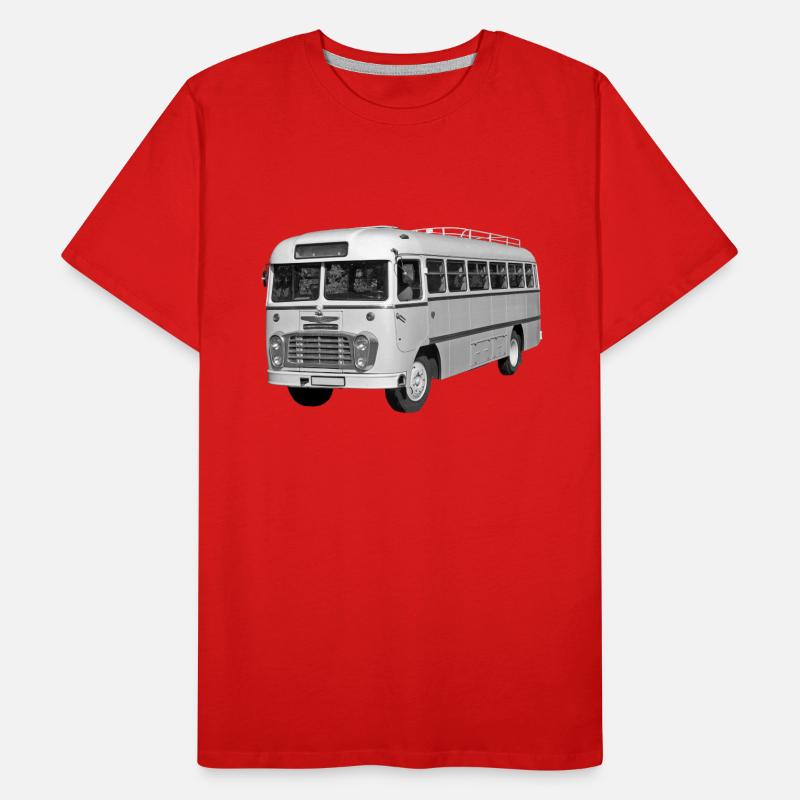 Bus Ikarus 31 Hongrie RDA Ostalgie Oldtimer T-shirt bio Premium Homme