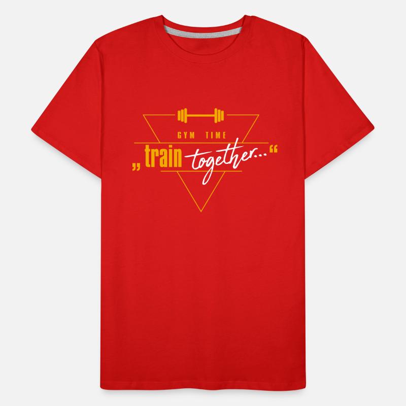 Train together... Männer Premium Bio T-Shirt