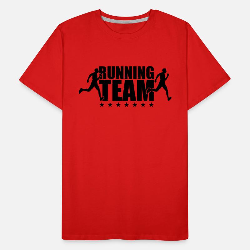 Équipe de course à pied T-shirt bio Premium Homme