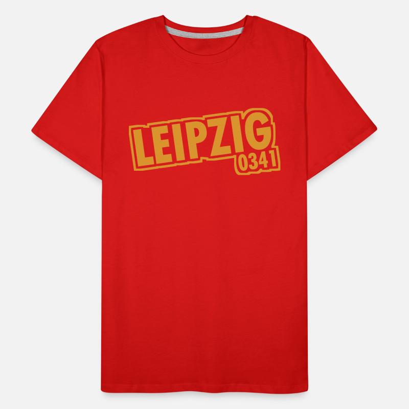Leipzig - 0341 - Area Code - Saxony Men's Premium Organic T-Shirt