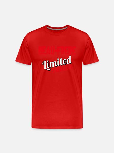 BEAU FRÈRE LIMITED EDITION - Men's Premium Organic T-Shirt - red
