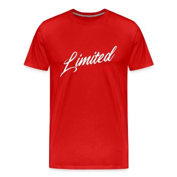 Édition limitée - T-shirt bio Premium Homme - rouge - Devant - Damien (186cm)