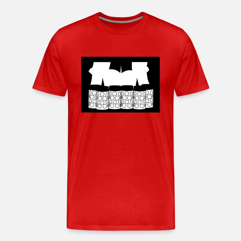 1000000071 - Männer Premium Bio T-Shirt - Rot
