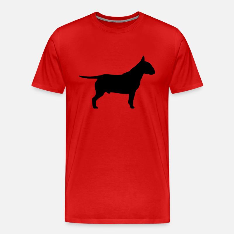 Hund - Männer Premium Bio T-Shirt - Rot