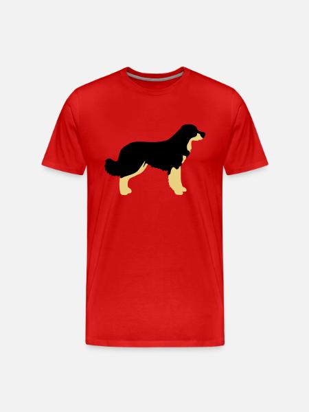 hovawart vektor E - Men's Premium Organic T-Shirt - red