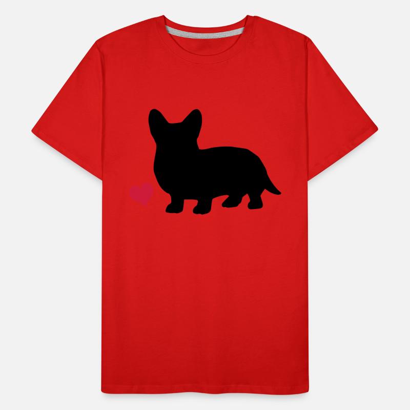 Corgi Männer Premium Bio T-Shirt
