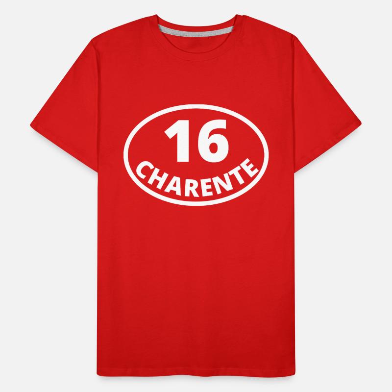 16 charente T-shirt bio Premium Homme