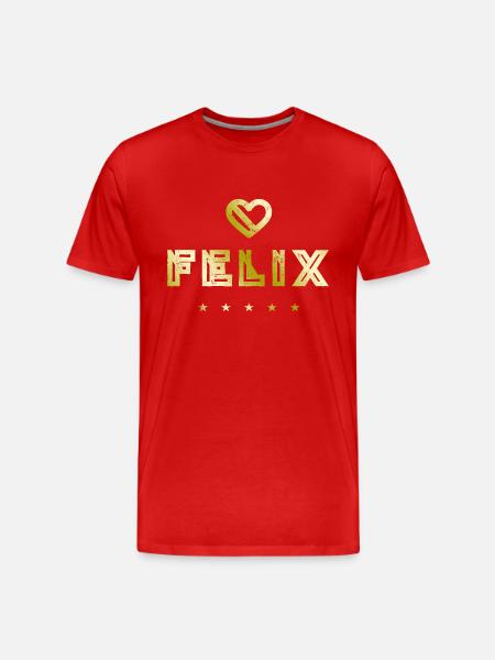 Félix Herz - T-shirt bio Premium Homme - rouge