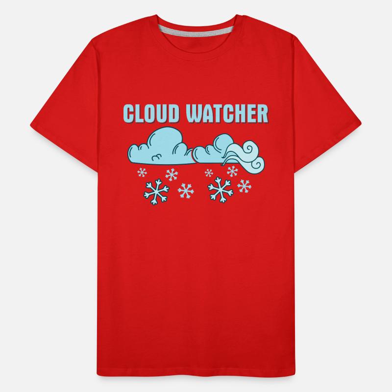 Cloud Watcher Météorologue Storm T-shirt bio Premium Homme