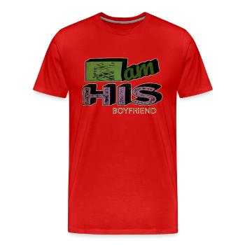 heart funny quote boys birthday present one race - Männer Premium Bio T-Shirt - Rot - Vorne - Damien (186cm)