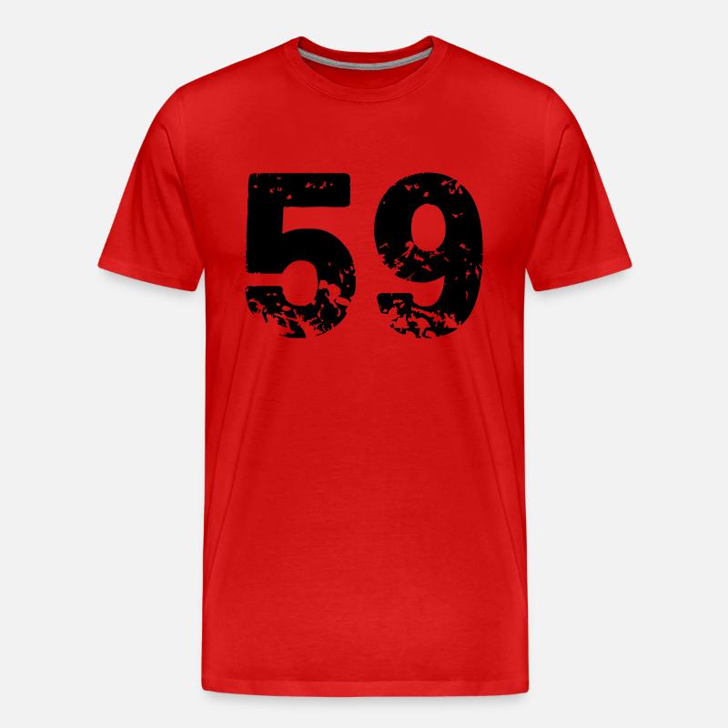59 - Männer Premium Bio T-Shirt - Rot