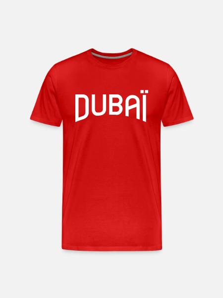 Dubaï - T-shirt bio Premium Homme - rouge