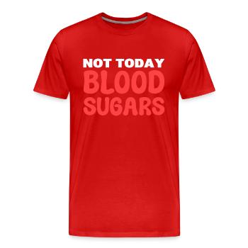 Diabetesbewusstsein Endokrinologe - Männer Premium Bio T-Shirt - Rot - Vorne - Damien (186cm)