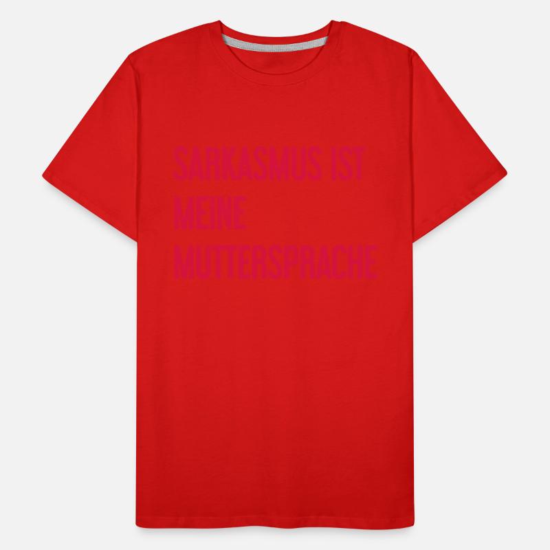 Sarcasm Pro Men's Premium Organic T-Shirt
