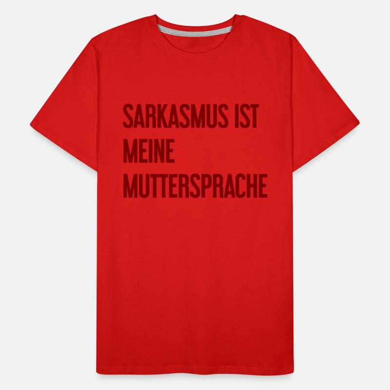 Sarcasm Pro Men's Premium Organic T-Shirt