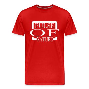 fun birthday present gift idea geek - Men's Premium Organic T-Shirt - red - Front - Damien (186cm)