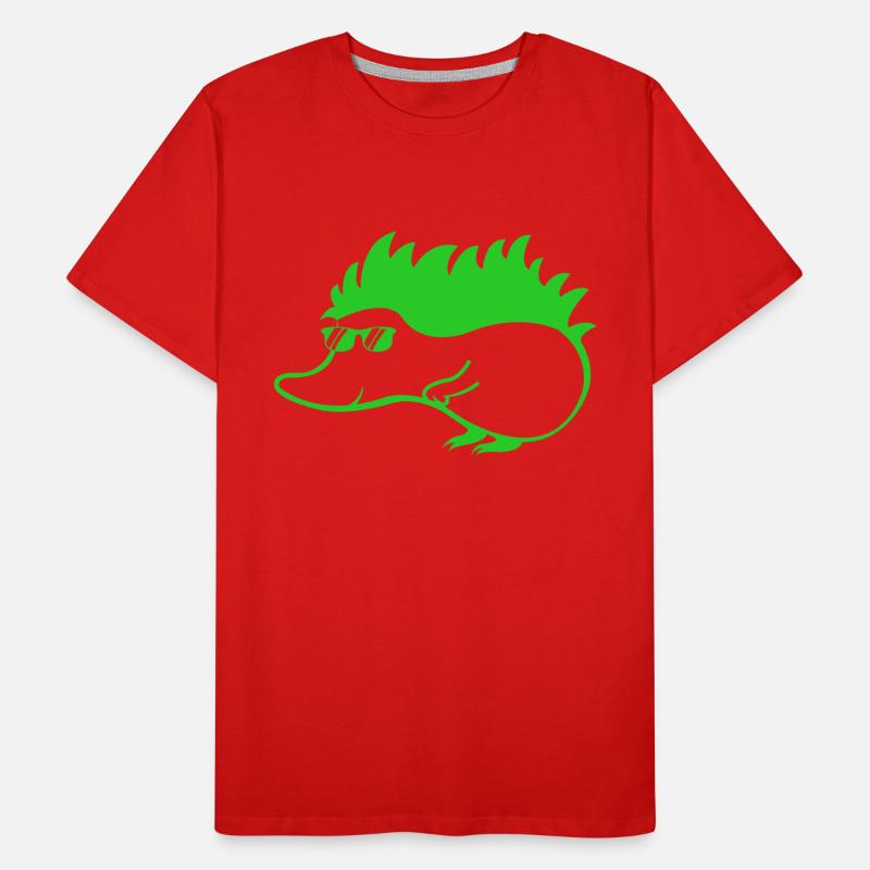 Cool Hedgehog 1 Men's Premium Organic T-Shirt