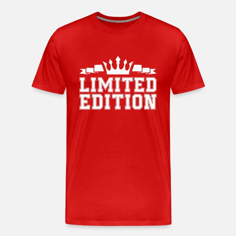 limited edition 1 - Männer Premium Bio T-Shirt - Rot