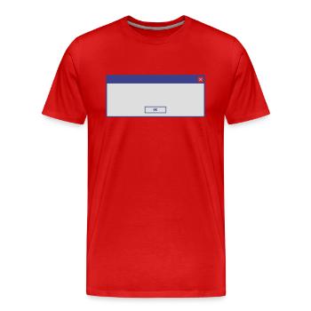 window_3colorok - Männer Premium Bio T-Shirt - Rot - Vorne - Damien (186cm)