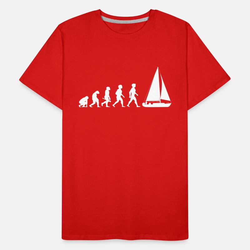 Voilier d'évolution voilier T-shirt bio Premium Homme