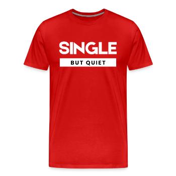 Solo, mais peinard(e) - T-shirt bio Premium Homme - rouge - Devant - Damien (186cm)