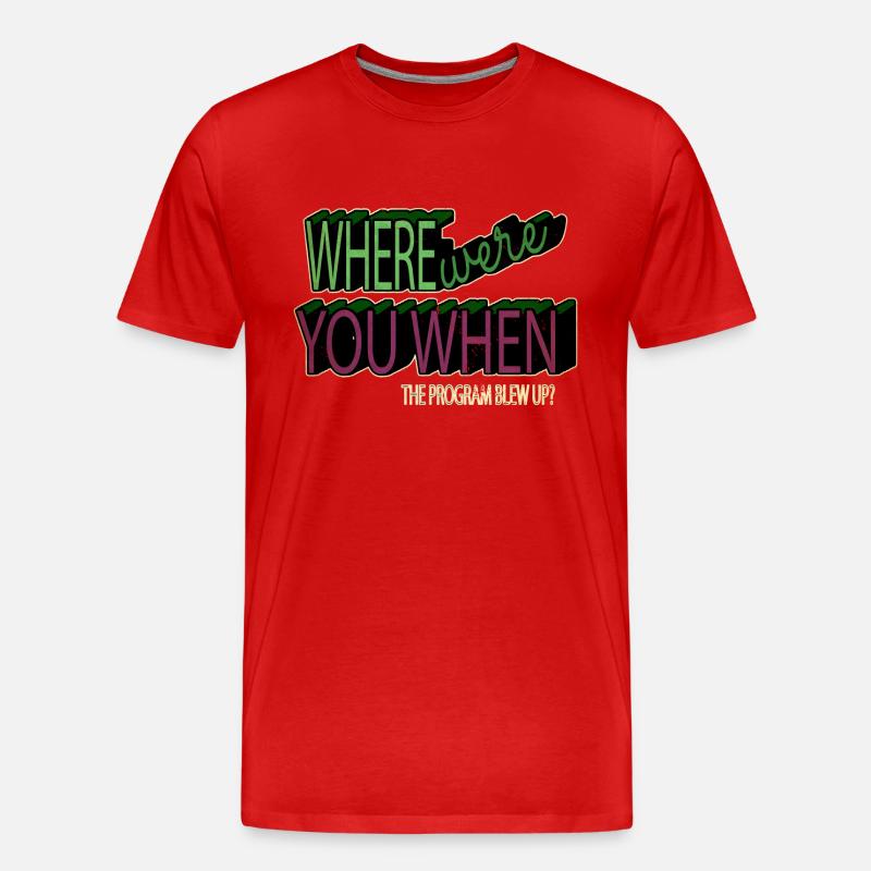 christmas carols jokes programming - Männer Premium Bio T-Shirt - Rot
