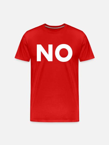 No - T-shirt bio Premium Homme - rouge