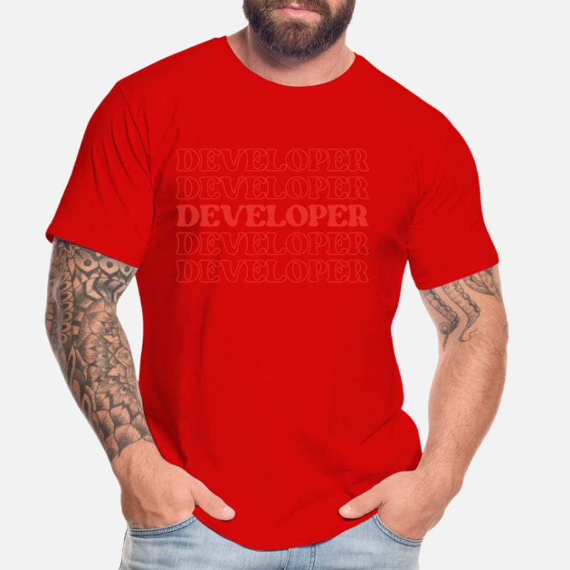 Developer Programmer Coder Coder Software Engineer Men's Premium Organic T-Shirt