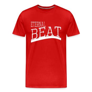 Cadeau d’anniversaire intemporel idée cadeau d’anniversaire - T-shirt bio Premium Homme - rouge - Devant - Damien (186cm)