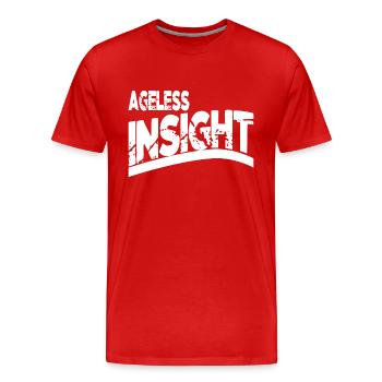 traditions de sagesse citation drôle citations de sagesse geek - T-shirt bio Premium Homme - rouge - Devant - Damien (186cm)