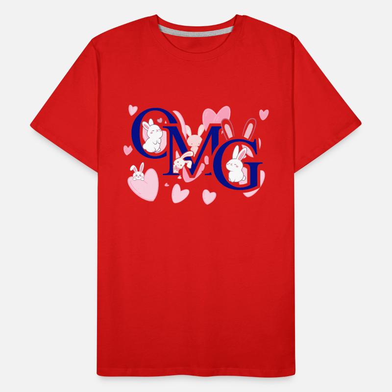 Omg pink Männer Premium Bio T-Shirt