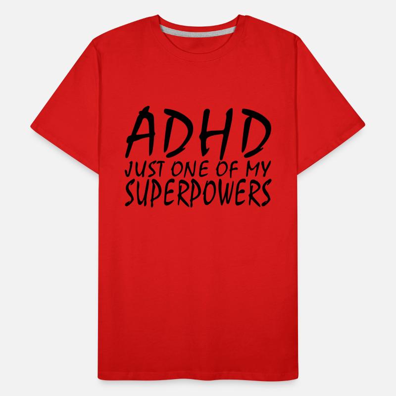 ADHD Men's Premium Organic T-Shirt