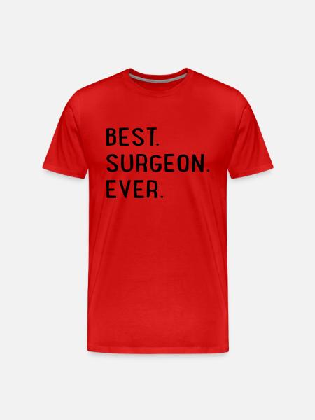 Best surgeon - Men's Premium Organic T-Shirt - red