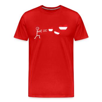 vienna austria salzburg austrian austria love - Men's Premium Organic T-Shirt - red - Front - Damien (186cm)