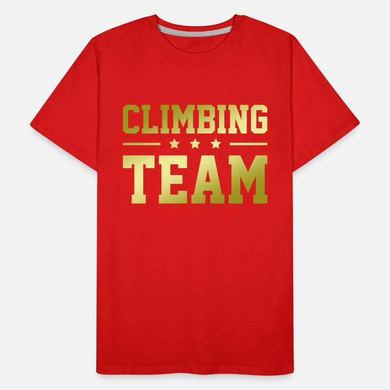 Climbing Team Männer Premium Bio T-Shirt