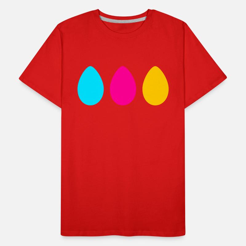 Three Easter eggs Men's Premium Organic T-Shirt